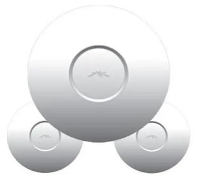 Alt view image 2 of 6 - Ubiquiti UAP-3-US UniFi Indoor Wireless N300 Access Point (3 pack)