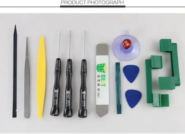 Alt view image 6 of 7 - BST-610 13in1 Phone Opening Repair Tools Kit Phone Rotary Stand Holder Screwdriver for iPhone Samsung Electronic Hand Tools Set