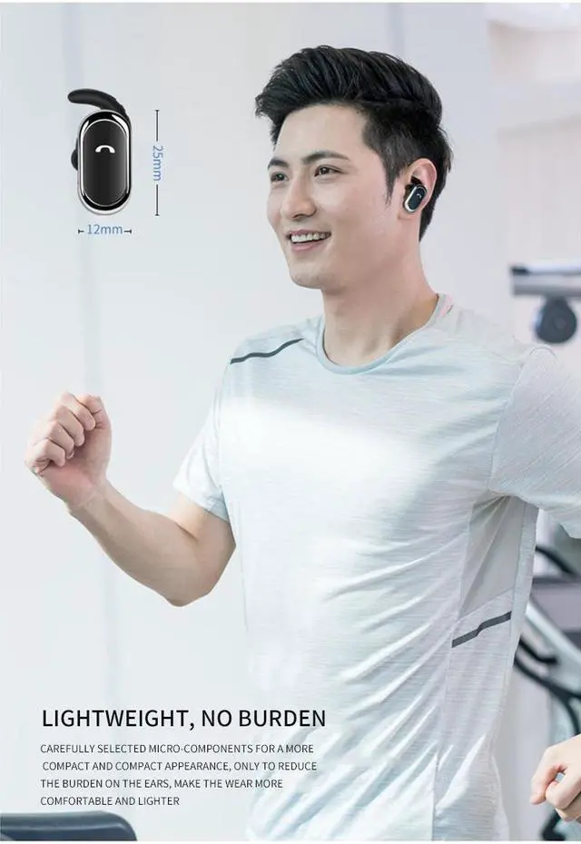 Alt view image 6 of 7 - DPRUI tws wireless headphones with Charging Box Wireless Stereo Earbud In-ear Earphone Bluetooth headphones for a mobile phone (White)