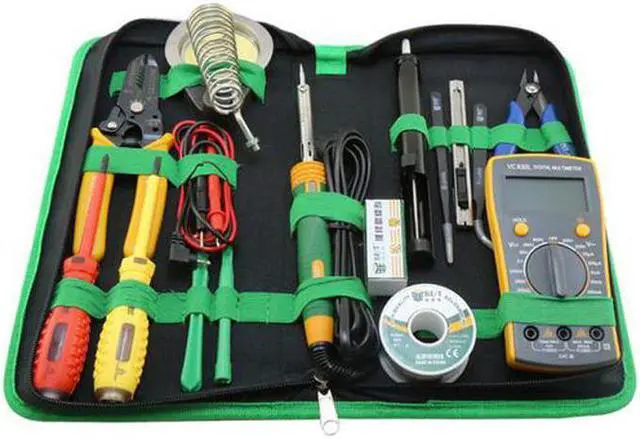 Main image of BST-113 16 in 1 Household Professional Tool with Screwdrivers Soldering Iron Multimeter and Tweezers for Phone Laptop PC repair