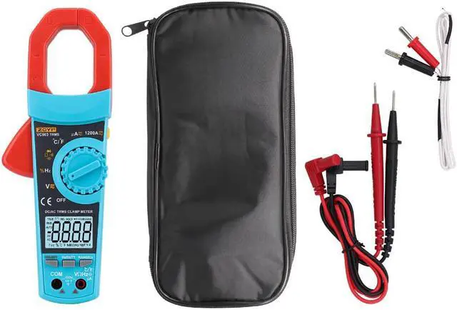Alt view image 6 of 6 - ZOYI VC903 Digital Clamp Meter Ammeter 1200A multimeter Voltmeter AC DC Voltage Meter Temperature
