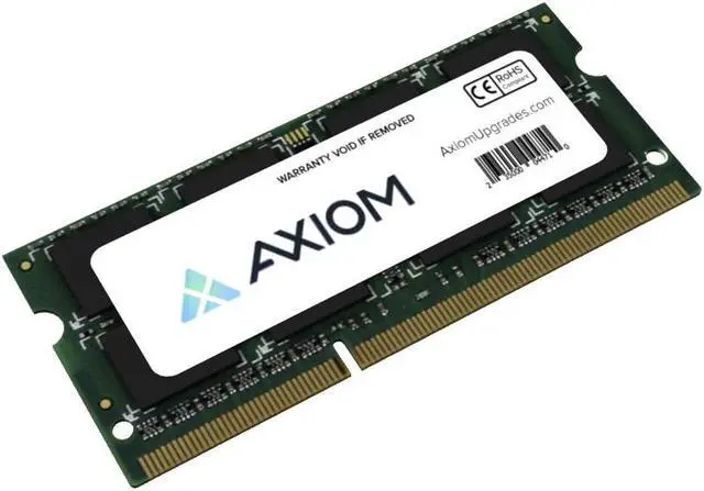 Alt view image 6 of 8 - Axiom 8GB (2 x 4GB) 204-Pin DDR3 SO-DIMM DDR3 1600 (PC3 12800) Laptop Memory Model MD633G/A-AX