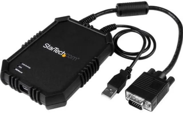 Alt view image 5 of 10 - StarTech.com NOTECONS02X Laptop to Server KVM Console - Rugged USB Crash Cart Adapter with File Transfer and Video Capture