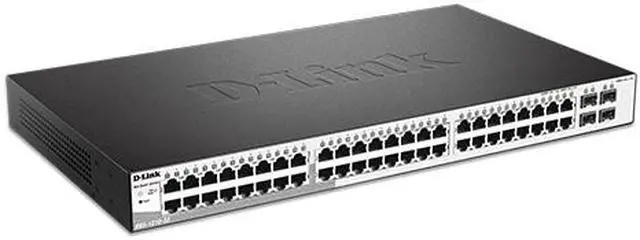 Main image of D-Link DGS-1210-52  52-Port Gigabit Web Smart Switch w/ 4 Gigabit SFP Ports