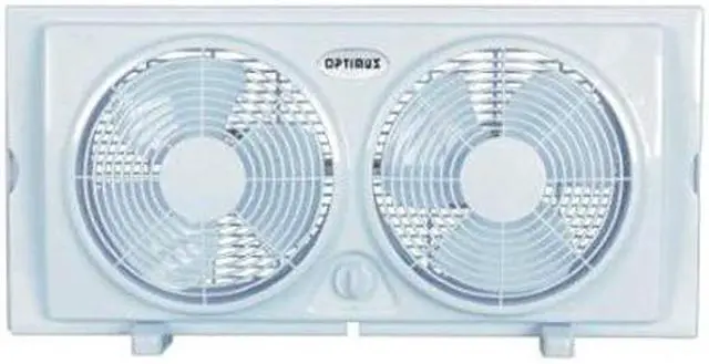 Alt view image 3 of 18 - Optimus F-5280 Twin Window Fan