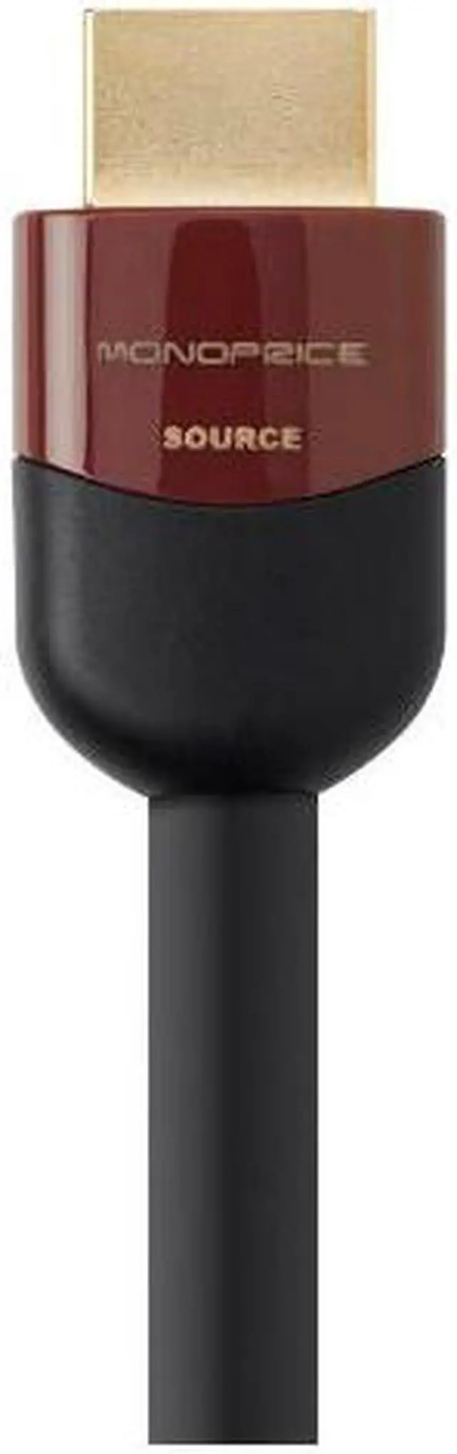 Alt view image 11 of 14 - Monoprice HDMI Cable - 25 Feet - Black | High Speed, Active Chipset, 4K@60Hz, HDR, 18 Gbps, CL2 - Cabernet Ultra Series