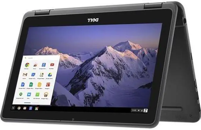 Alt view image 7 of 9 - DELL Inspiron Chromebook 11 Chromebook Intel Celeron N3060 4 GB LPDDR3 Memory 32 GB eMMC SSD 11.6" Touch Screen Chrome OS C3181-C895GRY-PUS