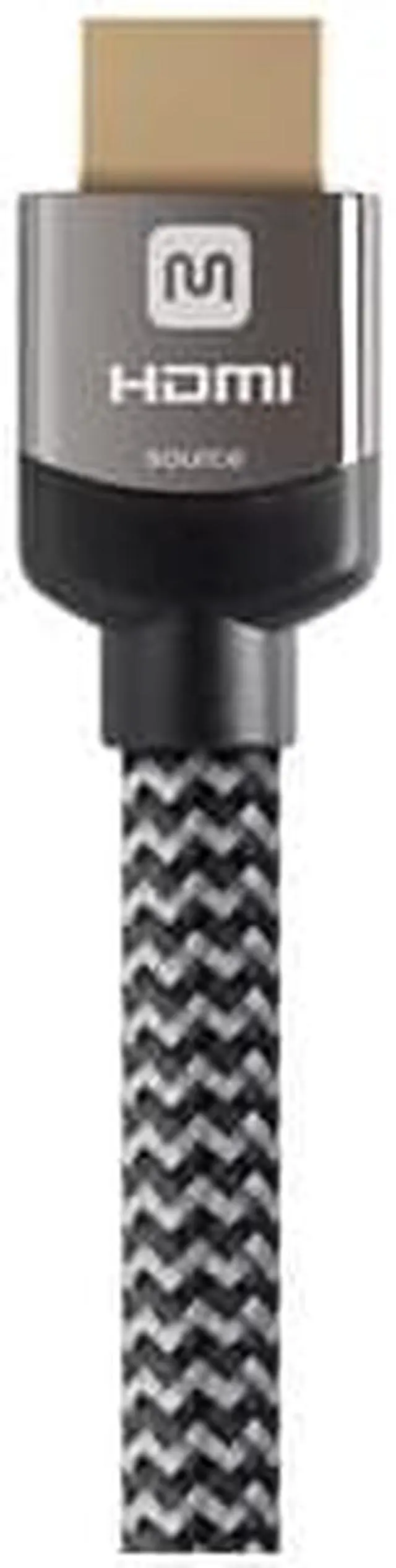 Alt view image 15 of 17 - Monoprice HDMI Cable - 30 Feet - Gray | High Speed, Active Chipset, 4K@60Hz, 18Gbps, HDR, 28AWG, YUV, 4:4:4, CL3 - Luxe Series