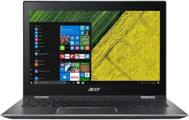 Main image of Acer Spin 5 SP513-52N-8326 13.3" Touchscreen LCD 2 in 1 Notebook - Intel Core i7 (8th Gen) i7-8550U Quad-core (4 Core) 1.80 GHz - 8 GB DDR4 SDRAM - 256 GB SSD - Windows 10 Pro 64-bit - 1920 x 1080 - In-plane Switching (IPS) Technology - ...