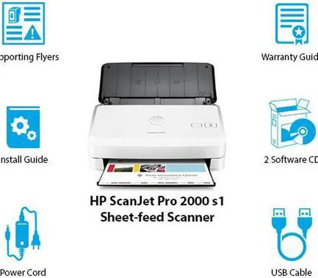 Alt view image 15 of 15 - HP Scanjet Pro 2000 s1 (L2759A#BGJ) Sheet Fed Up to 600 dpi USB Color Document Scanner