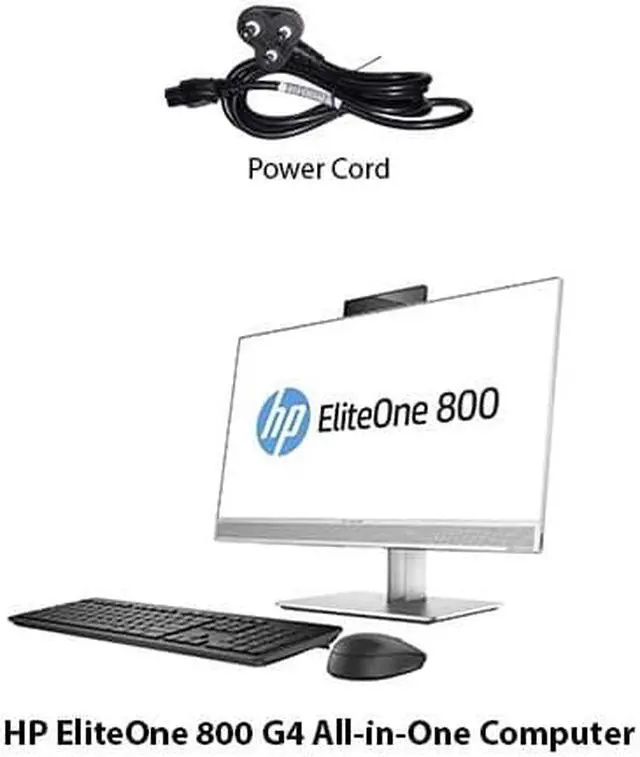 Alt view image 3 of 8 - HP EliteOne 800 G4 5JZ44UT#ABA All-in-One Computer - 23.8" FHD IPS Display - Intel Core i5 (8th Gen) i5-8500 3.00 GHz - 16 GB DDR4 SDRAM - 256 GB PCIe NVMe SSD - Windows 10 Pro 64-bit (English)