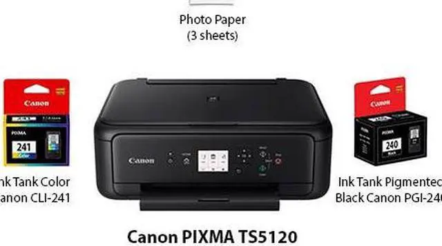 Alt view image 7 of 14 - Canon PIXMA TS5120 BK ESAT Approx. 13 ipm Black Print Speed 4800 x 1200 dpi Color Print Quality Bluetooth / USB / Wi-Fi InkJet MFC / All-In-One Color Inkjet Printer