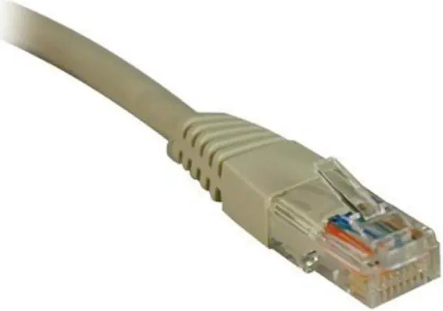 Alt view image 4 of 20 - TRIPP LITE N002-050-GY 50 ft. Cat 5E Gray 350MHz Molded Patch Cable
