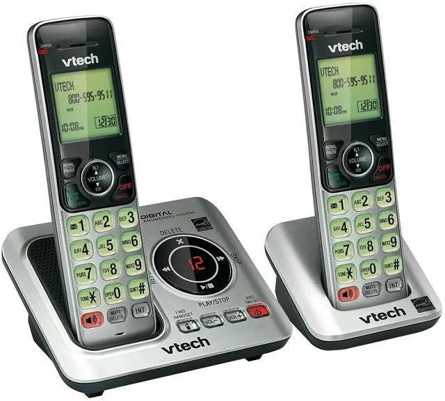 Alt view image 4 of 11 - Vtech CS6629-2 Cordless Phone - 1.90 GHz - DECT 6.0