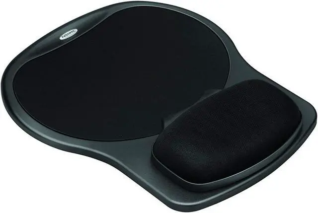 Alt view image 7 of 15 - Fellowes 93730 Easy Glide Gel Mouse Pad with Wrist Rest