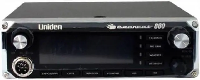 Alt view image 7 of 18 - Uniden Bearcat 880 CB Radio with 7 Color Backlit Display & NC Mic