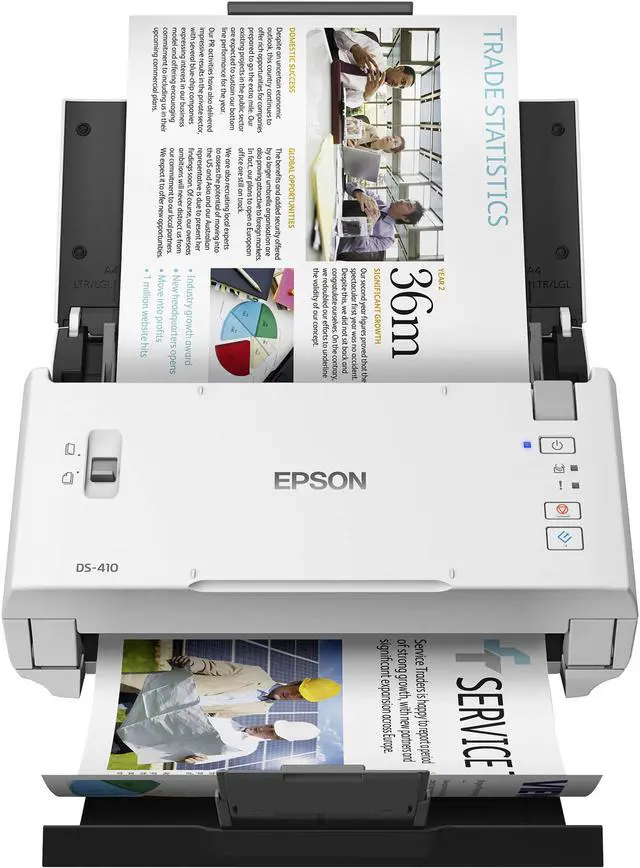 Alt view image 14 of 20 - Epson WorkForce DS-410 Document Scanner