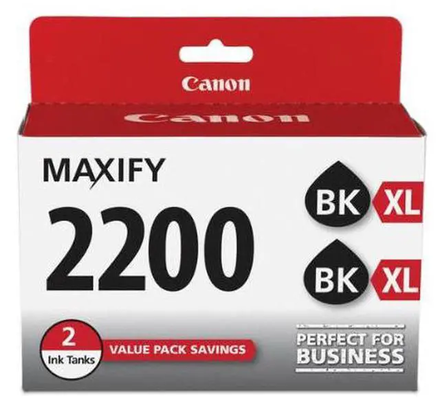 Alt view image 2 of 9 - PGI-2200XL BLACK TWIN PACK FOR