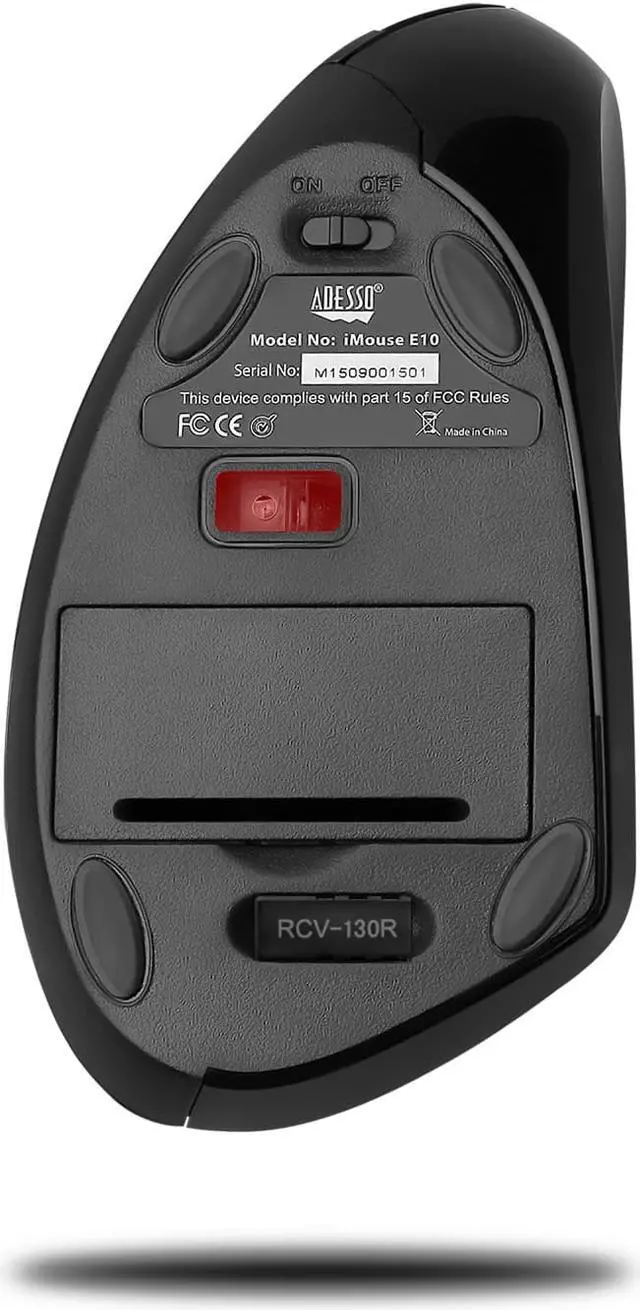 Alt view image 9 of 19 - 2.4ghz Rf Vertical Ergo Mouse