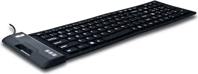 Alt view image 6 of 14 - Adesso AKB-222UB SlimTouch 222 Antimicrobial Waterproof Flex Keyboard