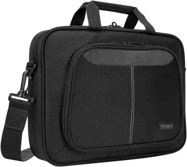 Main image of Targus Intellect TBT248US Carrying Case Sleeve with Strap for 12.1" Notebook, Netbook - Black - Nylon Exterior Material - Shoulder Strap - 10" Height x 13.3" Width x 3" Depth - 1.59 gal Capacity