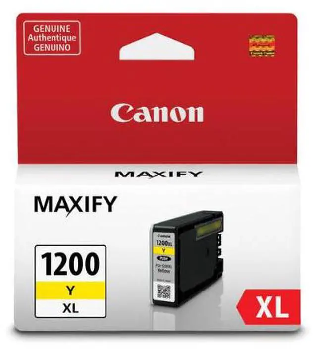 Alt view image 5 of 13 - PGI-1200XL YELLOW INK TANK FOR