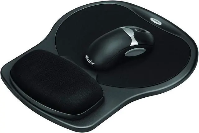 Alt view image 9 of 15 - Fellowes 93730 Easy Glide Gel Mouse Pad with Wrist Rest
