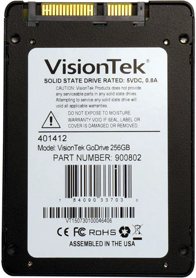 VisionTek 2.5" 256GB SATA III MLC Internal Solid State Drive (SSD ...