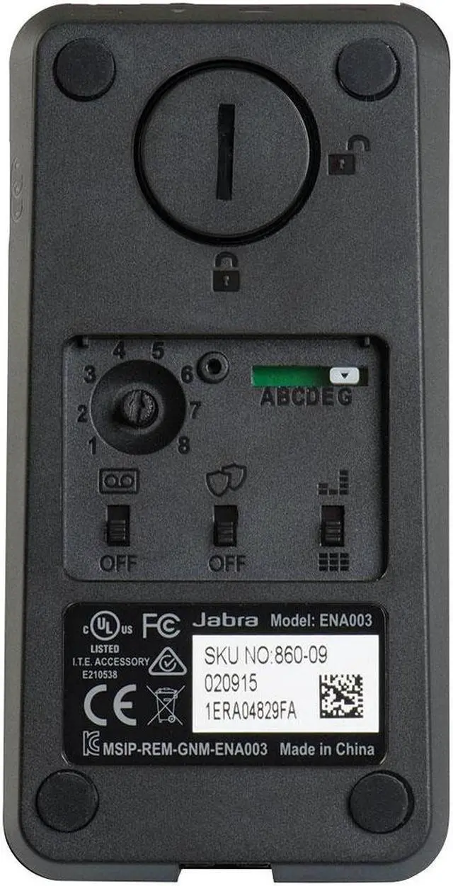 Alt view image 6 of 12 - Jabra Link 860 860-09 Advanced Digital Amplifier