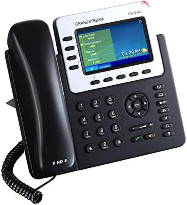 Alt view image 8 of 13 - Grandstream Gxp2140 Ip Phone - Wall Mountable