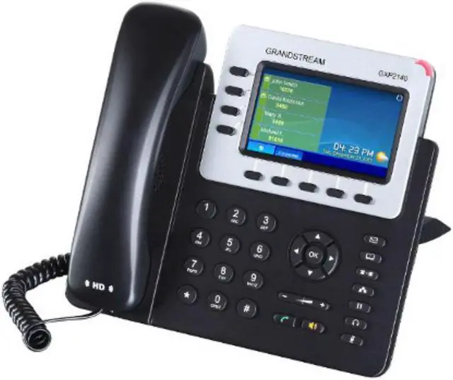 Alt view image 9 of 13 - Grandstream Gxp2140 Ip Phone - Wall Mountable