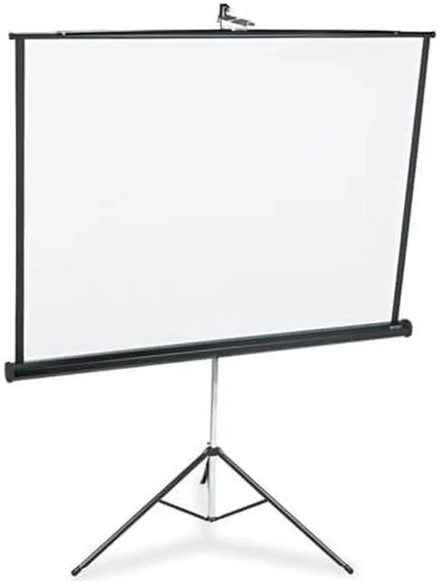 Alt view image 3 of 8 - Quartet Manual Projection Screen with 60 x 60" Screen Size Includes Tripod 560S