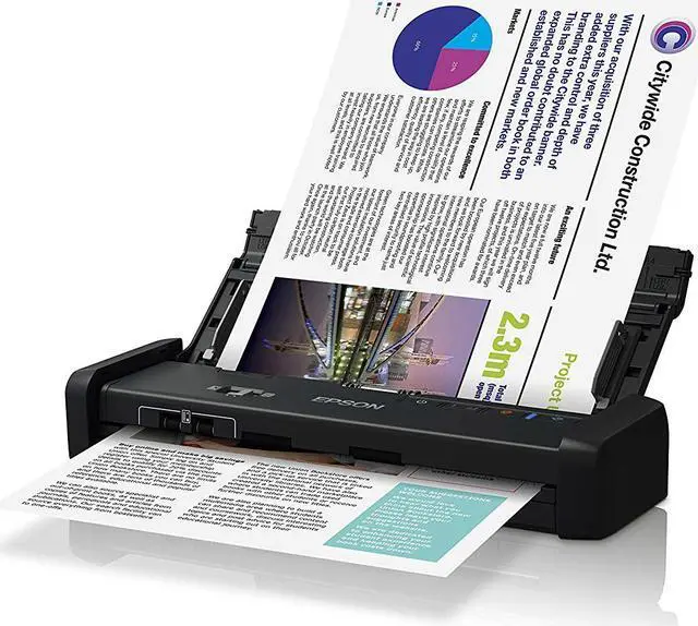 Alt view image 8 of 20 - Epson B11B243201 DS-320 Document Scanner