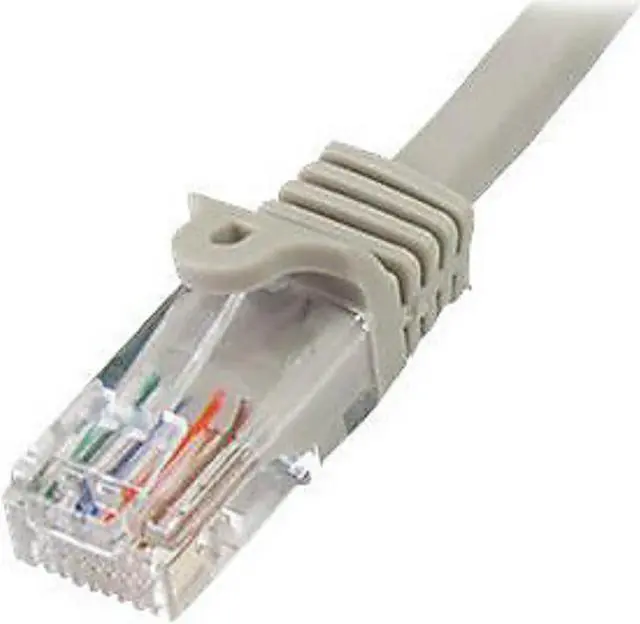 Alt view image 6 of 7 - StarTech.com 45PATCH7GR 7 ft. Cat 5E Gray Snagless Cat5e UTP Patch Cable