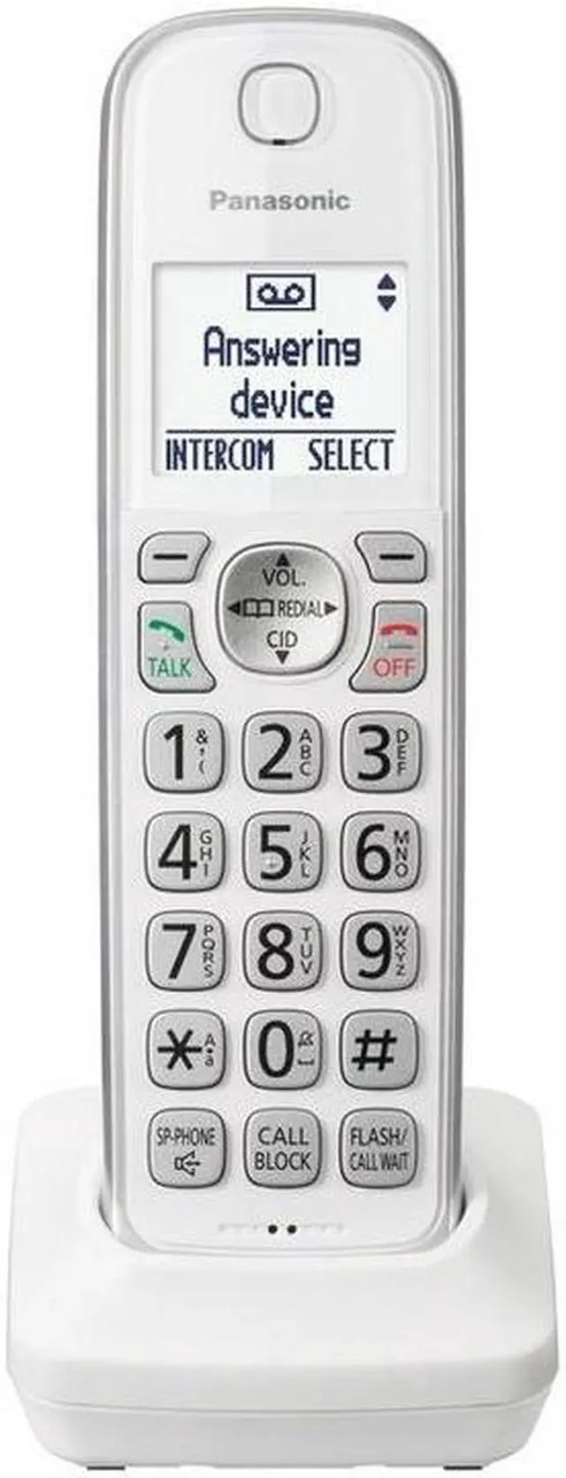Alt view image 17 of 20 - Panasonic KX-TGD532W Cordless Phone With 2 Handset Phones