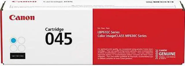 Alt view image 12 of 20 - Canon Genuine Toner, Cartridge 045 Cyan (1241C001), 1 Pack, for Canon Color imageCLASS MF634Cdw, MF632Cdw, LBP612Cdw Laser Printer