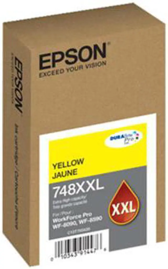 Alt view image 3 of 8 - EPSON PRINT T748XXL420 T748 YELLOW INK CARTRIDGE