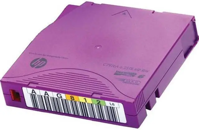 Alt view image 2 of 3 - HPE LTO6 Ultrium Non Custom Label 20 C7976AN Data Cartridge