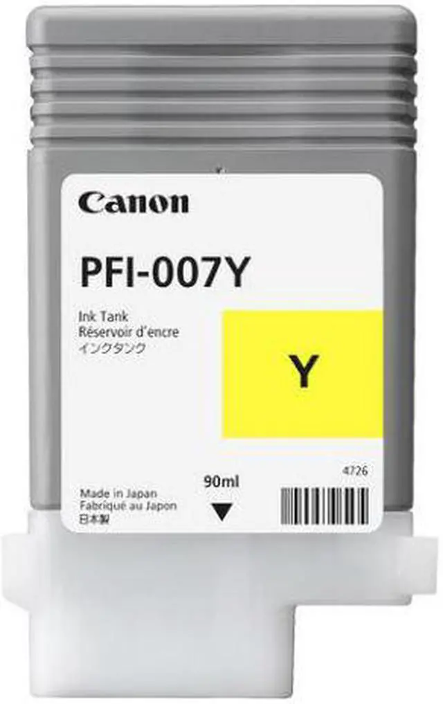 Alt view image 4 of 7 - Canon PFI-007 Y Ink Tank - Yellow PFI-007 Y Ink Tank