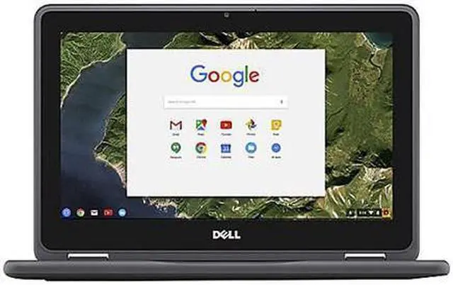 Alt view image 2 of 12 - DELL Chromebook 11 3189 Chromebook Intel Celeron N3060 4GB Memory 16 GB SSD 11.6" Touch Screen Chrome OS 2NN30