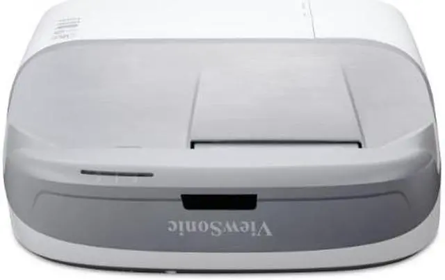 Alt view image 2 of 5 - ViewSonic PS750HD 1920 x 1080 3000 lumens DLP 1080p HDMI Interactive Ultra Short Throw Projector with Wall Mount 10,000:1 RJ45