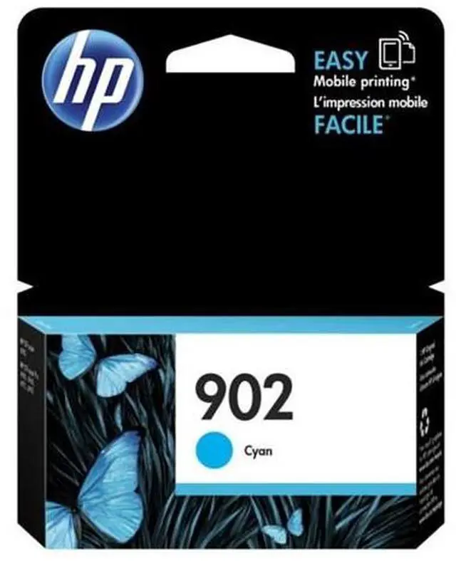 Alt view image 5 of 20 - HP 902 Cyan Original Ink Cartridge, ~315 pages, T6L86AN#140