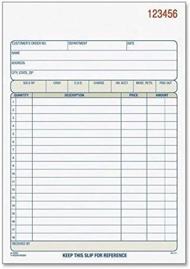 Alt view image 9 of 17 - Adams Carbonless Sales Order Books