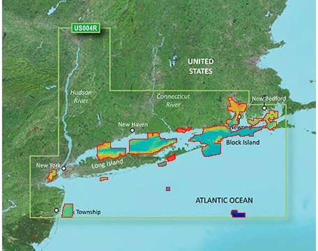 Alt view image 9 of 18 - Garmin 010-C0705-00 Bluechart g2 Vision VUS004R, New York (SD Card)
