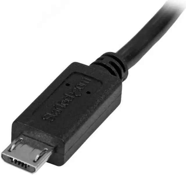 Alt view image 4 of 7 - StarTech.com 0.5m 20in Micro-USB Extension Cable - M/F - Micro USB Male to Micro USB Female Cable