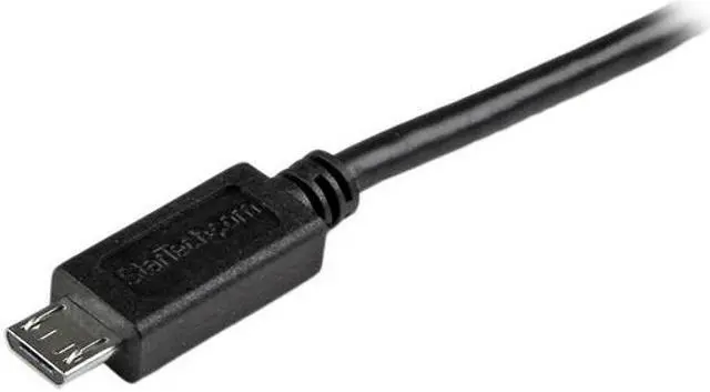 Alt view image 3 of 6 - StarTech.com 3m Long Mobile Charge Sync USB to Slim Micro USB Cable for Smartphones and Tablets - 24/30 AWG