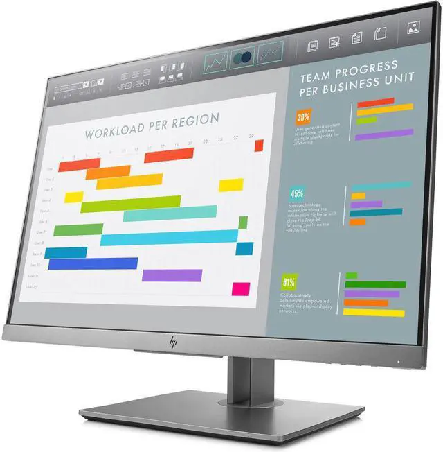 Alt view image 8 of 17 - HP E243i 24-inch LED LCD Monitor E243i 24-inch LED LCD Monitor