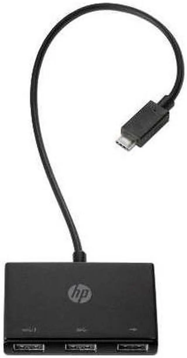 Alt view image 2 of 15 - HP USB-C to USB-A Hub Z6A00UT HPB-C toB-A Hub