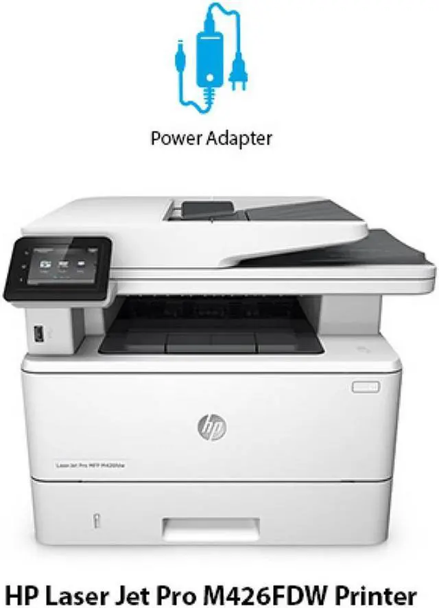 Alt view image 5 of 5 - HP Factory Recertified LaserJet Pro M426fdw Mfp 40 ppm 600 x 600 dpi 350-sheet Duplex 256MB E-print/GBE/USB/wifi Mono Printer