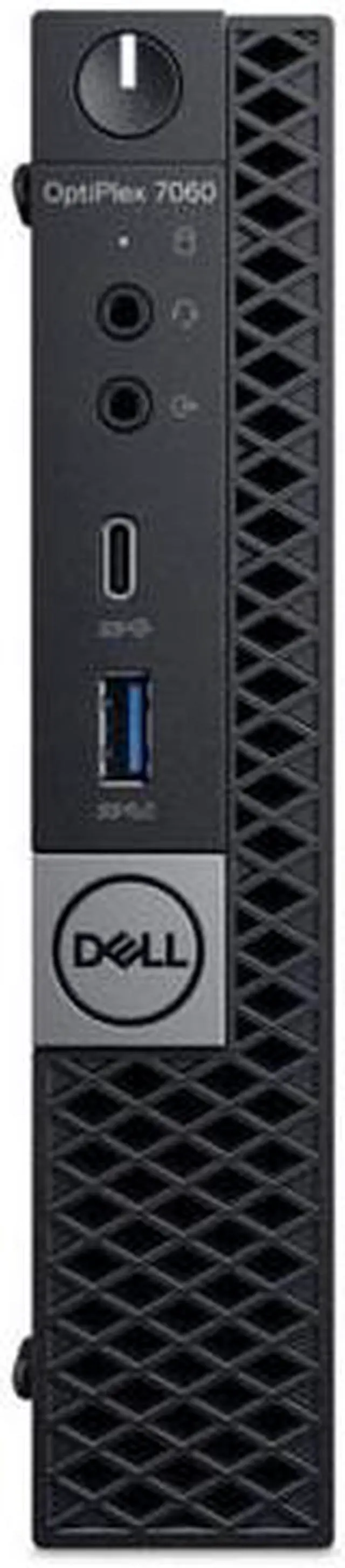 Alt view image 12 of 20 - Dell OptiPlex 7060 PN1RV Desktop Computer - Intel Core i7 (8th Gen) i7-8700T 2.40 GHz - 8 GB DDR4 SDRAM - 128 GB SSD - Windows 10 Pro 64-bit - Micro PC - Wireless LAN - Bluetooth